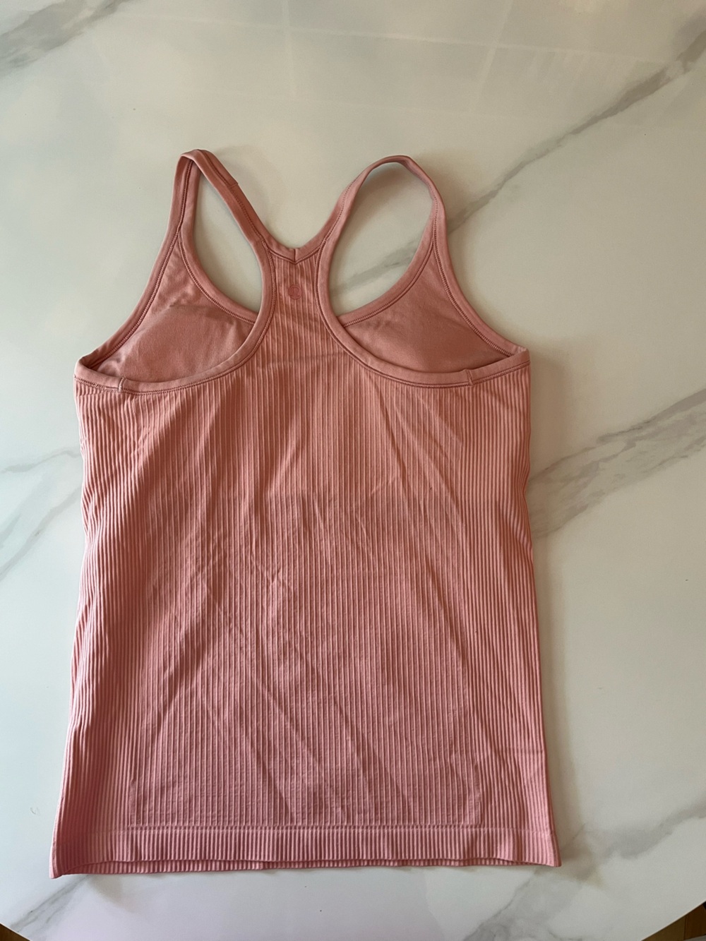 Lululemon Athletica Pink Ribbed Tank Top - Picture 1 of 7